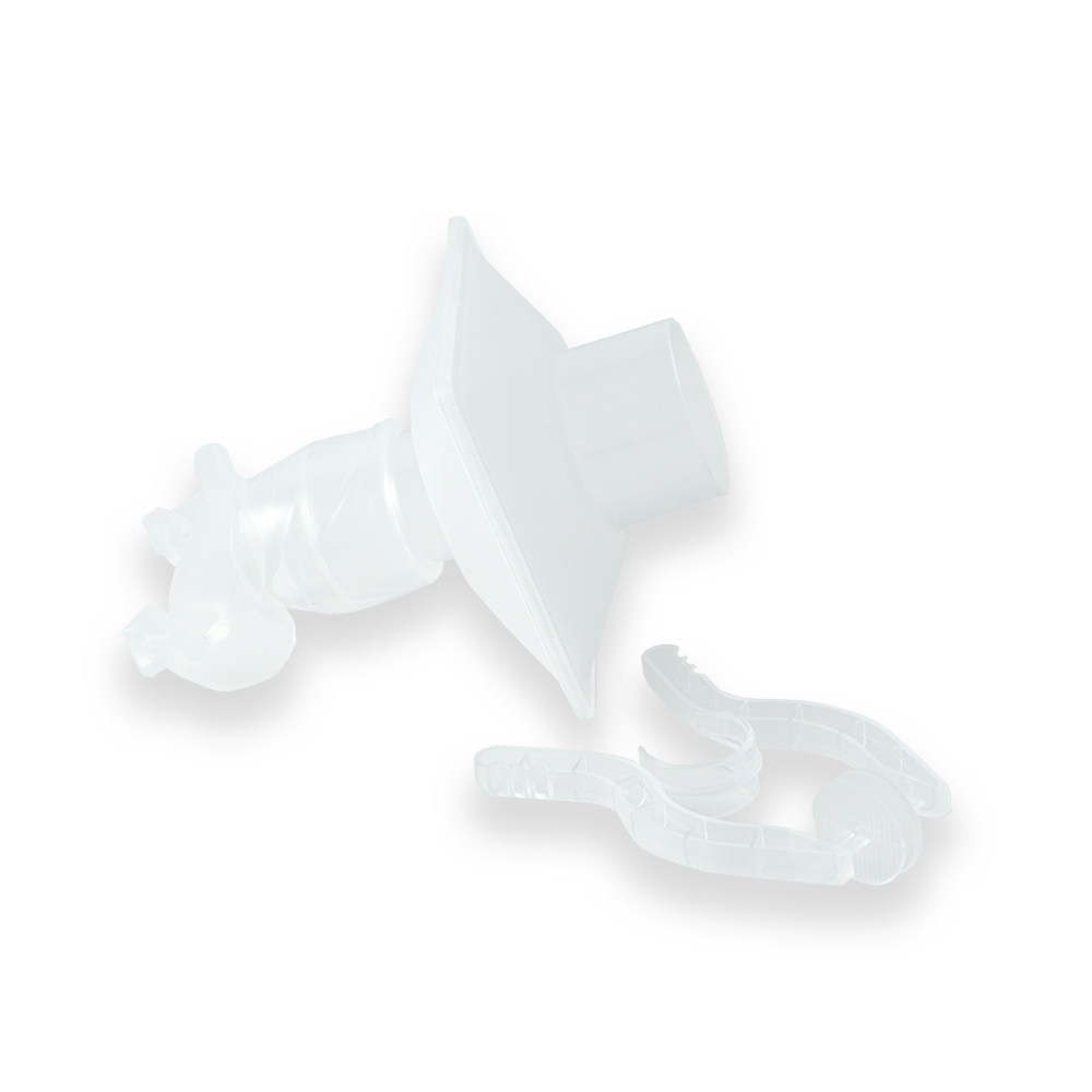 Vitalograph Eco BVF Short Oval Mouthpiee and Disposable Noseclip - Pack of 80