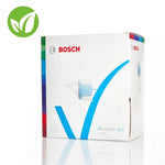 Box of Vivatmo Oxycap mouthpieces, Bosch medical accessory, white background