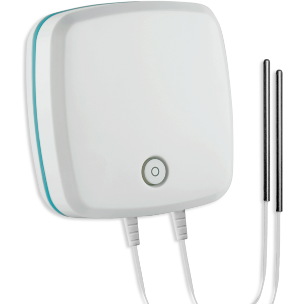 Weatherproof Wireless Data Logger with Dual External Temp Probes