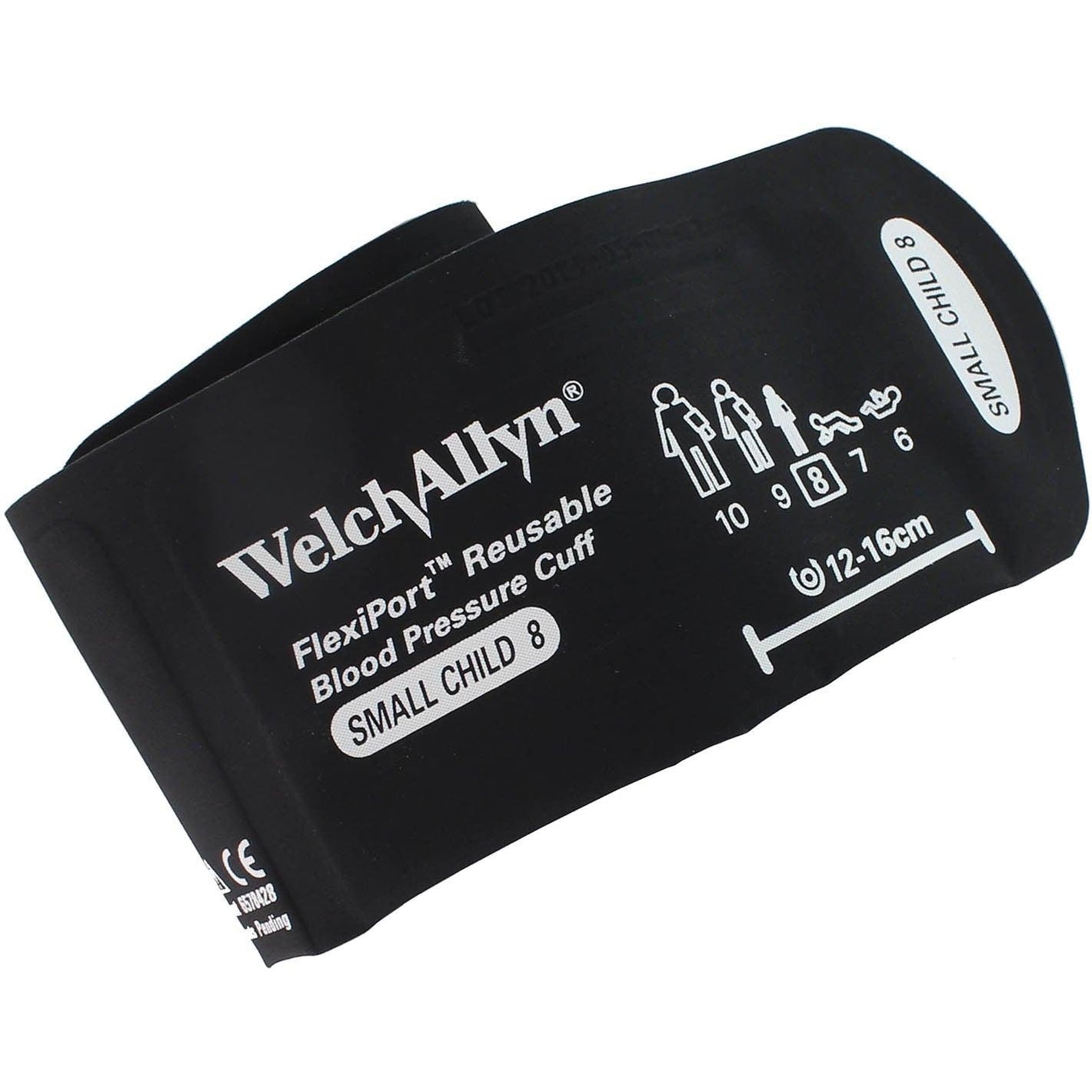 Welch Allyn Flexiport Small Child Cuff size 8 Two Tube Screw Type (12-16cm)