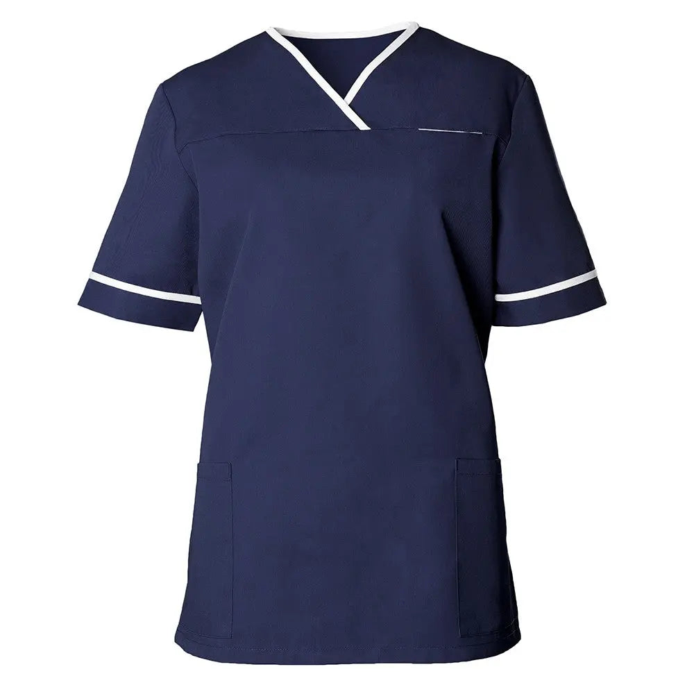 Women's Contrast Trim Scrub Tunic