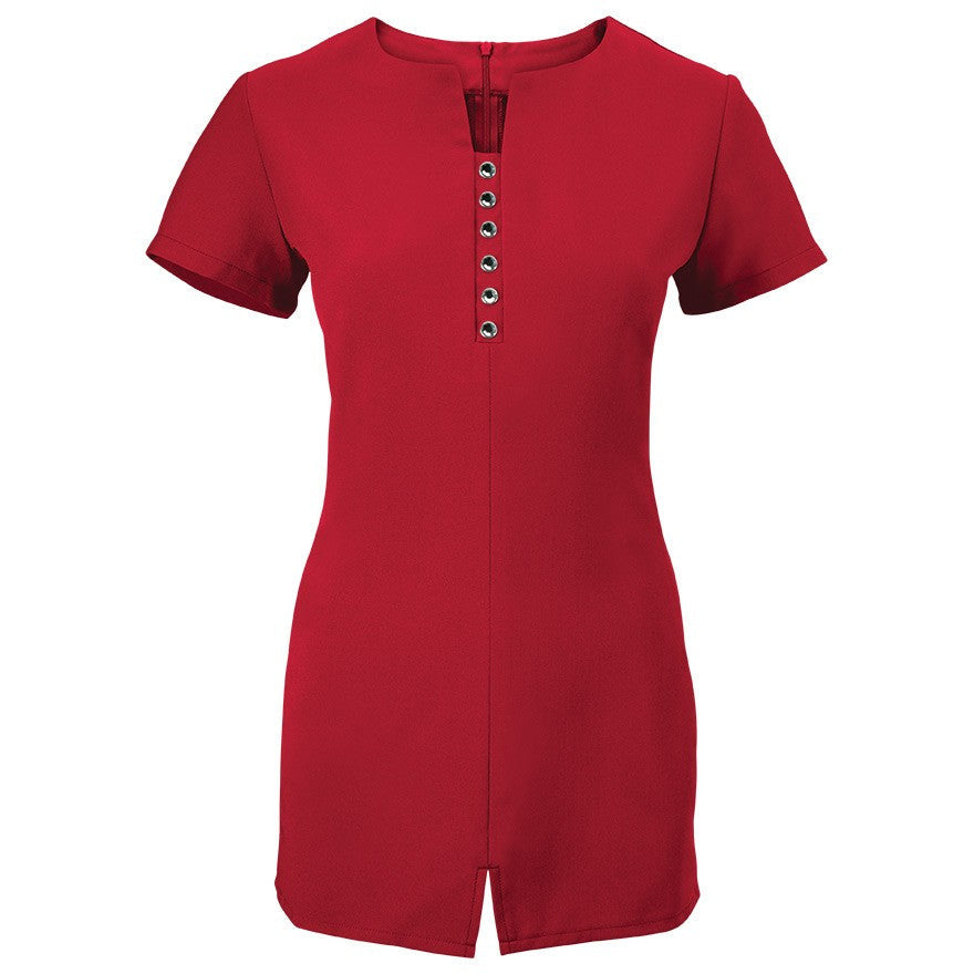 Women's Notch Neck Beauty Tunic