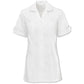 Women's White Tunic with Contrasting Trim & Turned Back Cuffs