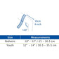 Child wearing Actimove knee support for kids, providing knee compression and stability for active children.