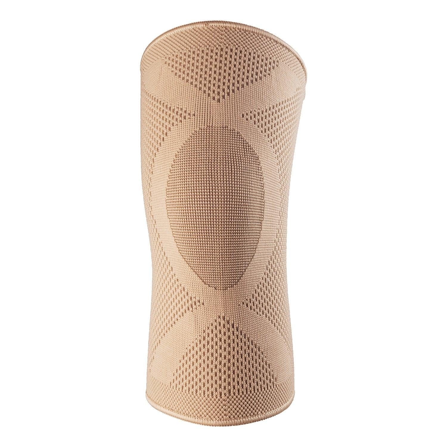 Actimove knee support with closed patella and 2 stays, designed for everyday knee stabilization and comfort.