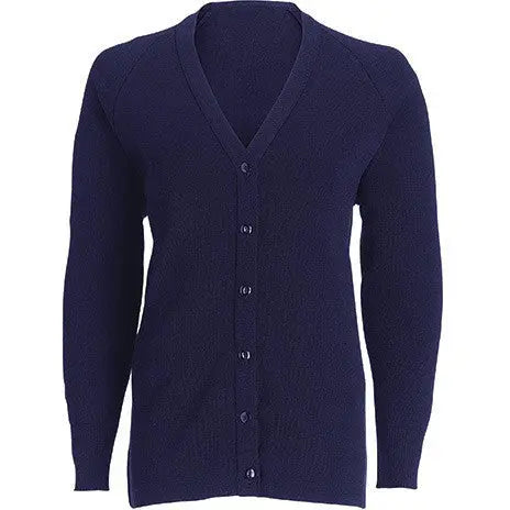 Long line women's cardigan by Alexandra, featuring a soft knit fabric, open front, and ribbed cuffs, styled with a neutral background.