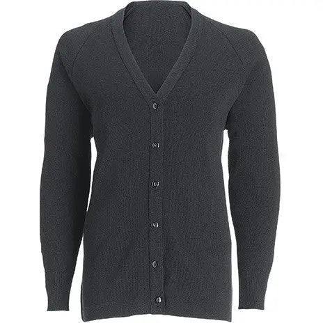 Women’s long line cardigan by Alexandra, soft knit fabric, draped open front, featuring long sleeves and a relaxed fit.