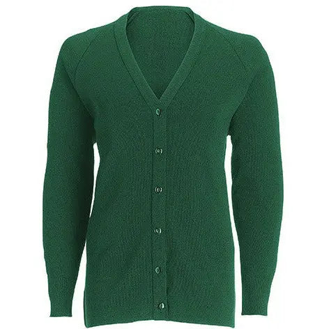 Women's long line cardigan by Alexandra, soft knit fabric, open front design, and ribbed cuffs and hem, stylish and cozy.