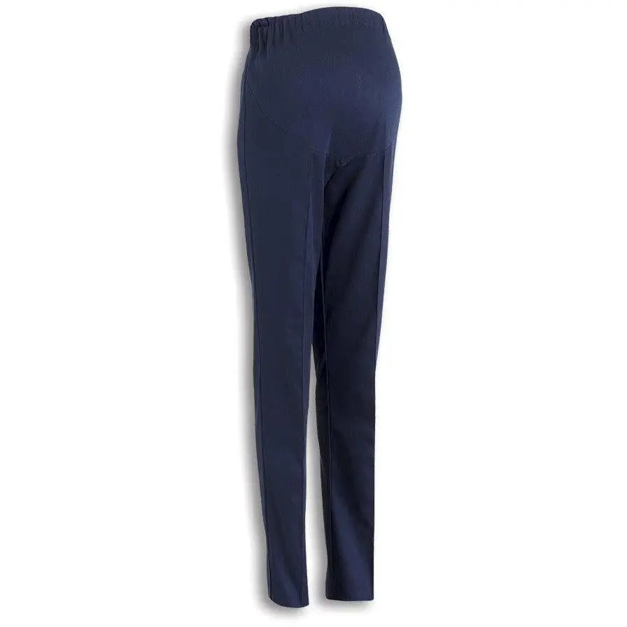 Alexandra maternity trousers in soft fabric with elastic waistband, designed for comfort and support during pregnancy.