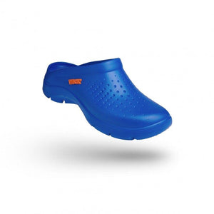 Blue Alexandra Wock Flow-4 vape device with sleek design and textured grip visible in the image.