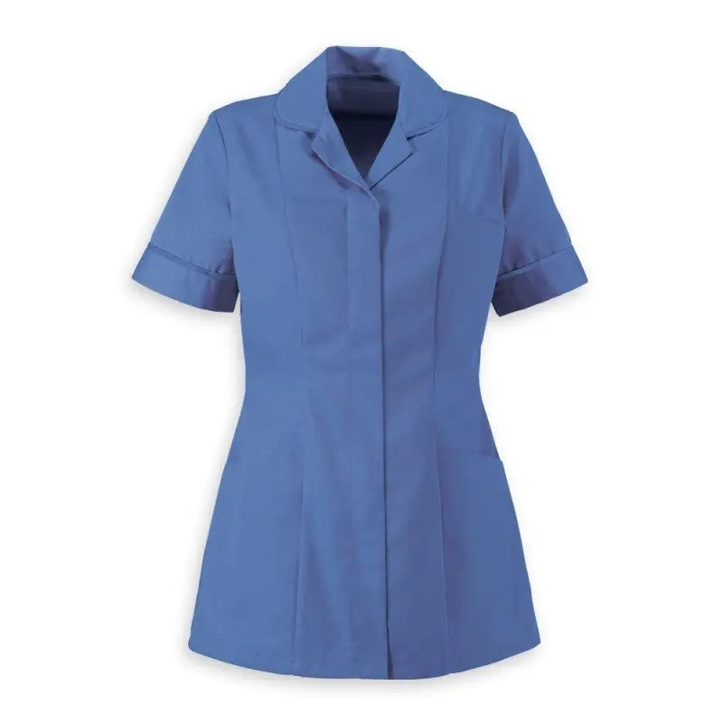 Traditional Nurses Tunic with Contemporary Cut - Metro Blue