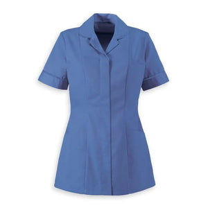Traditional Nurses Tunic with Contemporary Cut - Metro Blue