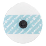 Ambu White Sensor 4500M ECG electrodes, bag of 30, showing adhesive pads and cable connectors for medical monitoring.