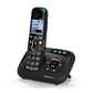 Amplicomms BigTel 1582 Black Answering Machine Duo - Cordless Phone