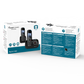 Amplicomms BigTel 1582 Black Answering Machine Duo - Cordless Phone