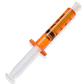 Becton Dickinson 5 mL amber oral syringe with tip cap, box of 100, used for precise medication dispensing