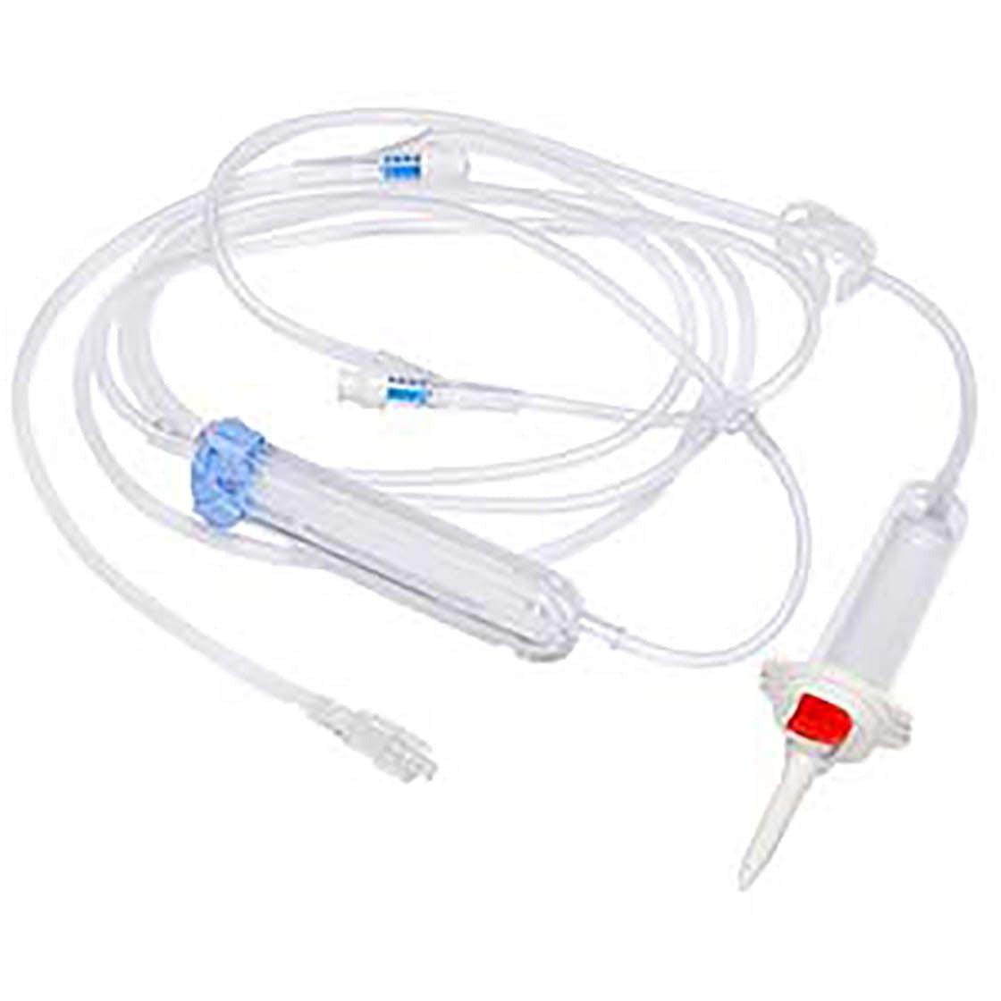 Becton Dickinson Alaris SE Primary infusion set without filter, sterile medical device for intravenous fluid delivery.