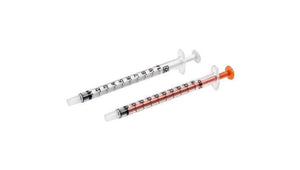 Clear BD™ 10ml oral syringe, non-sterile, with measurement markings, shown in a box of 100 for medical or health use.
