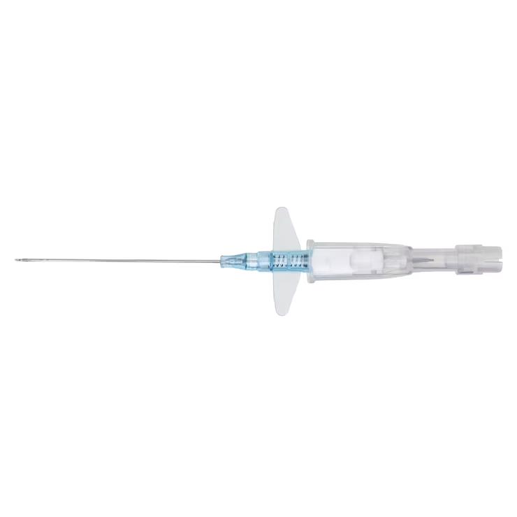 BD Cathena 22G x 1-inch safety IV catheter with wings, sterile medical device in a box of 30 for intravenous access.