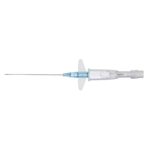 BD Cathena 22G x 1-inch safety IV catheter with wings, sterile medical device in a box of 30 for intravenous access.