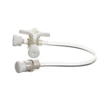 BD Connecta™ Plus stopcock with extension line, Becton Dickinson, pack of 50, medical device for fluid control and administration