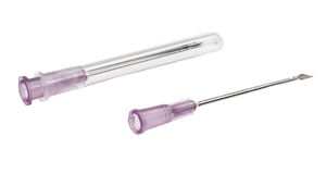 Pink BD Nokor™ Admix needles, 18g x 40mm, 1½ inch, sterile disposable needles in a box of 100.