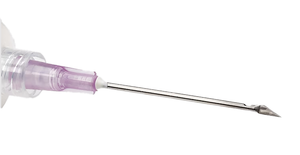 Pink BD Nokor™ Admix Needles, 18g x 40mm, 1 1/2 inch, box of 100, with sterile packaging and needle safety features.