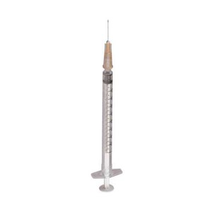 Box of 120 BD Plastipak 1ml syringes with detached BD Microlance 3 needles, suitable for medical injections.