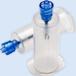Box of 198 BD Vacutainer Luer-Lok access devices with sterile, needleless blood collection adapters by Becton Dickinson.