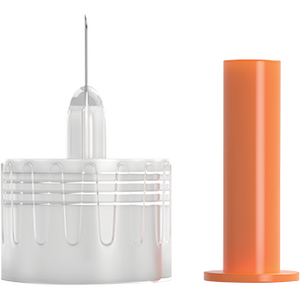 Box of 90 Becton Dickinson BD Viva™ pen needles, 0.25mm (31G) x 6mm, with individual sterile needle packaging visible.