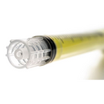 Plastic NRFit™ Lok syringe 10ml by Becton Dickinson, box of 200, showing sterile plastic syringes with NRFit™ connectors.