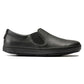 Birkenstock QO 400 microfiber slipper with cushioned sole and open-toe design, featuring soft microfiber material and adjustable strap.