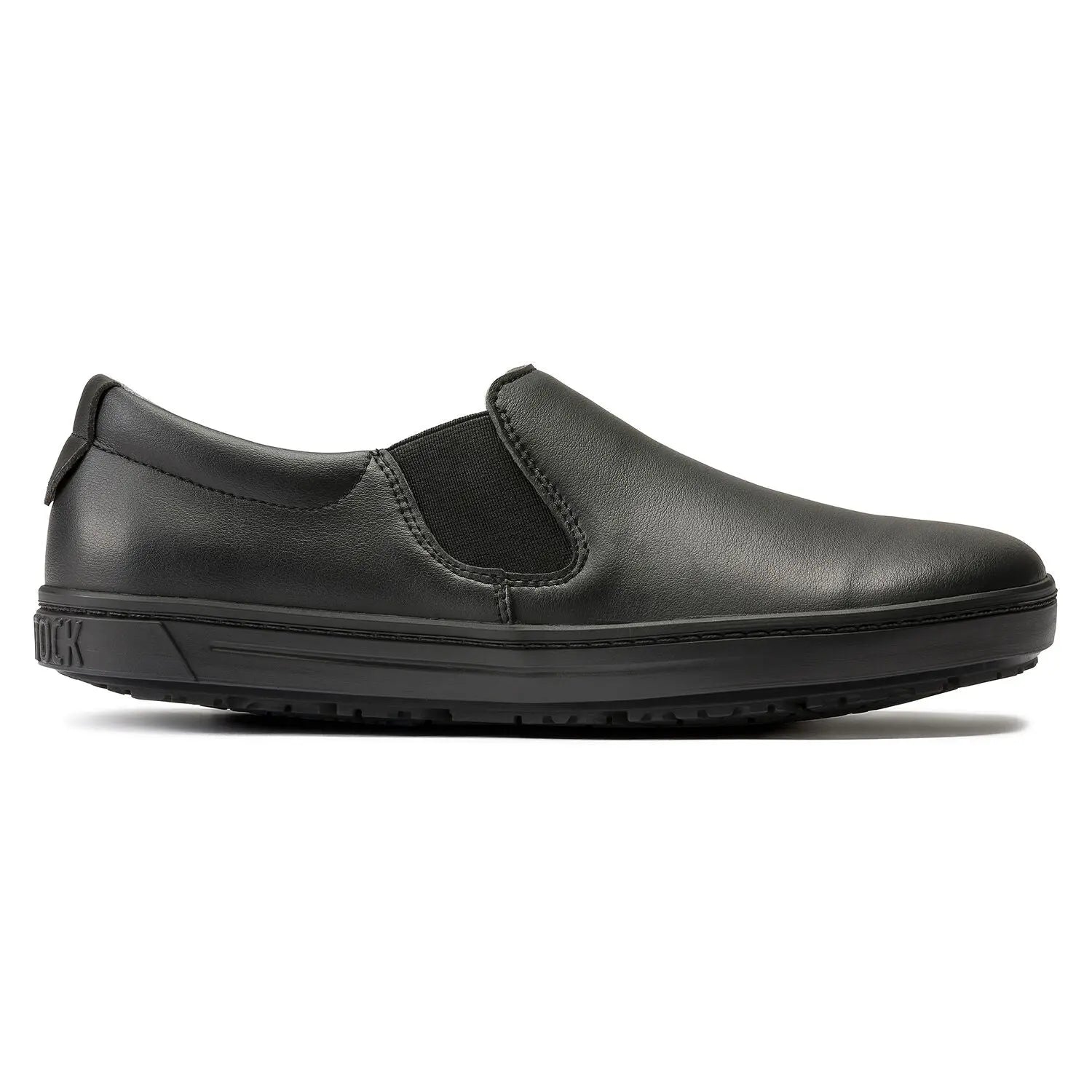Birkenstock QO 400 microfiber slipper with cushioned sole and open-toe design, featuring soft microfiber material and adjustable strap.