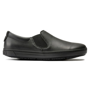 Birkenstock QO 400 microfiber slipper with cushioned sole and open-toe design, featuring soft microfiber material and adjustable strap.
