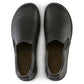 Birkenstock QO 400 microfiber slipper featuring soft microfiber straps and cushioned footbed for comfortable wear.