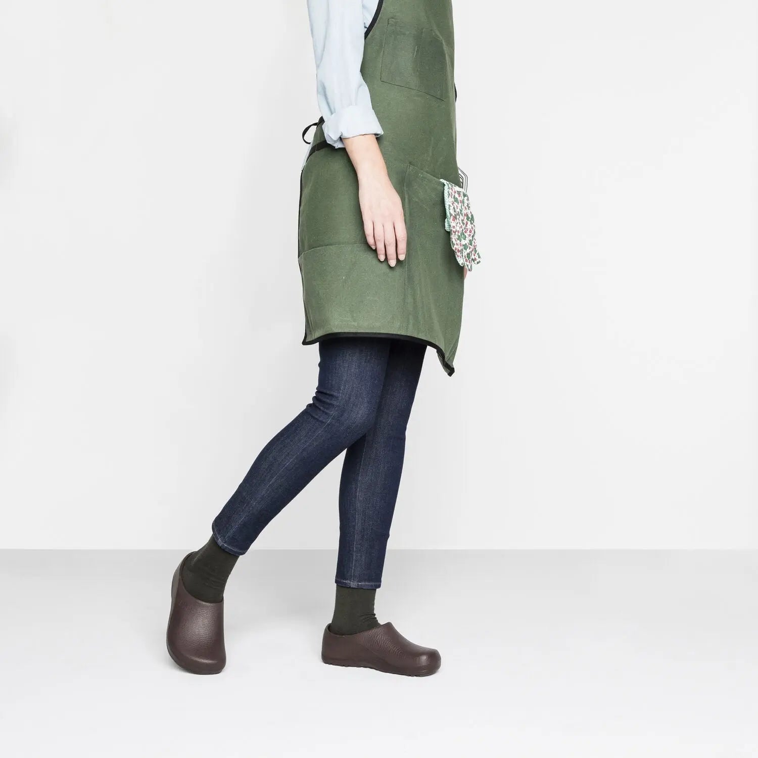 Birkenstock Profi-Birki Clog made of durable polyurethane with adjustable strap and slip-resistant sole for professional use.
