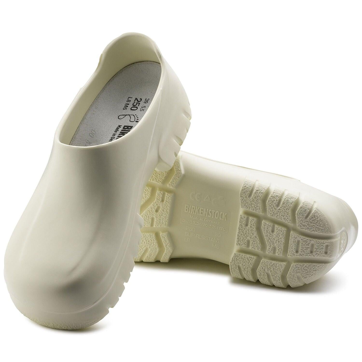 Birkenstock A 630 polyurethane clog showing a comfortable slip-on design with a closed toe and sturdy sole.