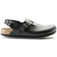 Birkenstock Tokio Super Grip sandal in natural leather with textured sole, featuring adjustable straps and cushioned footbed.