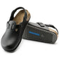 Birkenstock Tokio Super Grip sandal in natural leather with textured sole for enhanced traction and casual comfort.