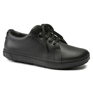 Birkenstock QO 500 lace-up shoes with microfiber upper, showcasing the stylish design and comfortable fit.