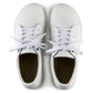 Birkenstock QO 500 lace-up sandals with microfiber straps and supportive soles, shown from a side angle.