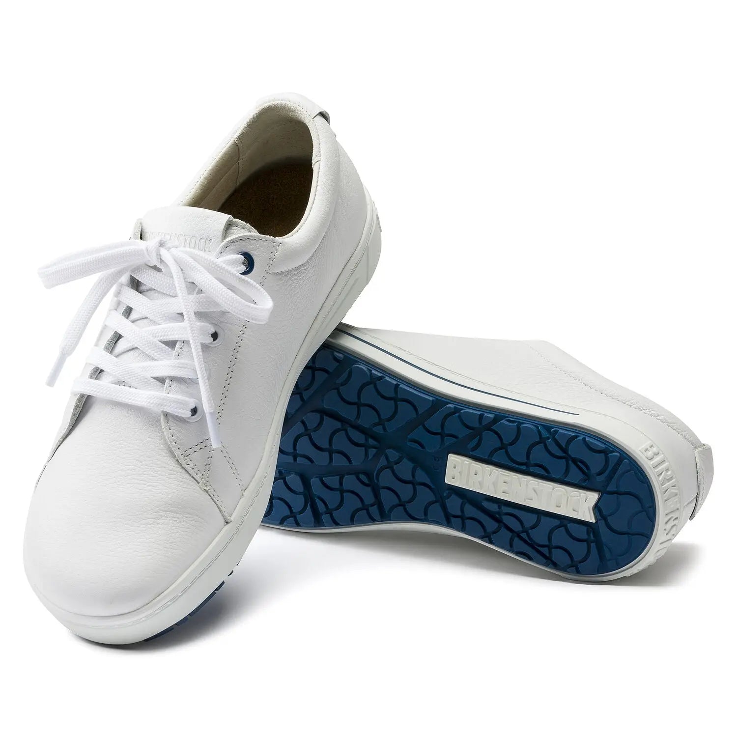 Birkenstock QO 500 lace-up sandals in natural leather with adjustable straps and cushioned footbed.