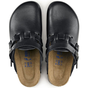 Birkenstock Kay nursing shoes in natural leather with cushioned insoles and supportive design for healthcare professionals.