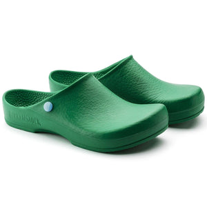 Birkenstock Birki antistatic polyurethane nursing shoes with slip-resistant soles and supportive design for healthcare professionals.