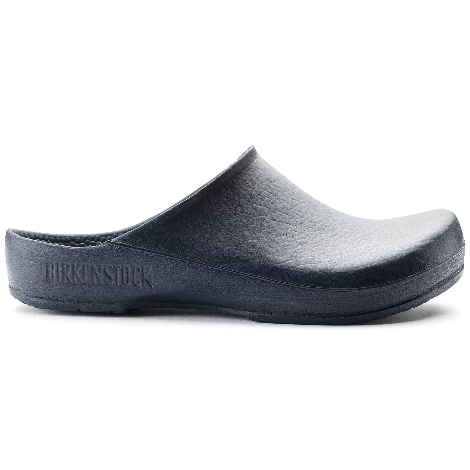 Birkenstock Birki antistatic nursing shoes in polyurethane, showing the slip-on clog with supportive design and textured sole
