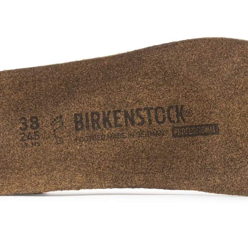 Birkenstock replacement footbed for women, brown cork orthopaedic insole, size 38