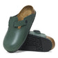Birkenstock Boston PRO footwear in black with cushioned footbed and adjustable strap for comfortable, supportive wear.