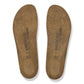 Birkenstock men's replacement footbed with QO/QS design, showing contoured foot support for footwear comfort.