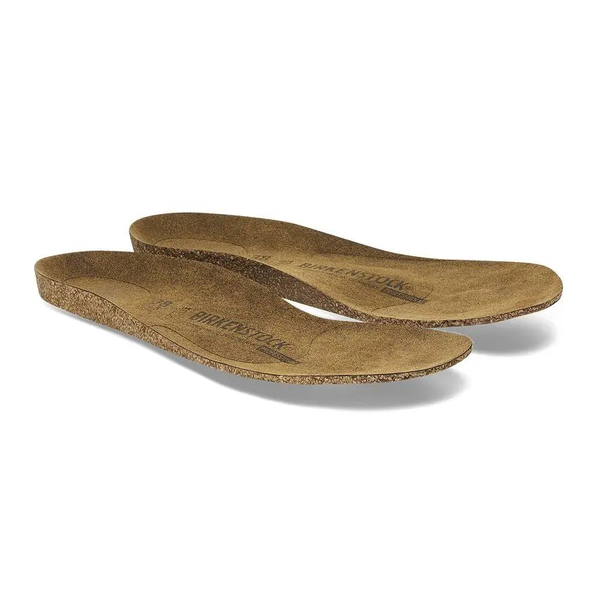 Birkenstock men's replacement footbed QO/QS for footwear, showing the supportive insole with arch support and cushioning.
