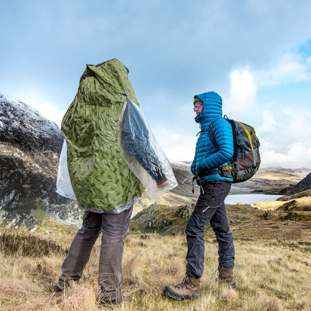 Blizzard Survival Jacket 3-Layer Reflexcell with Hood – Green